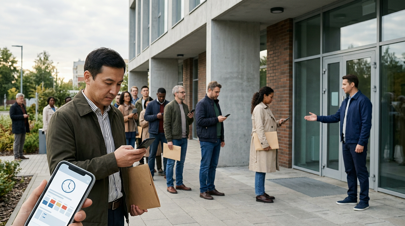 Заявитель записывается на подачу документов на патент в Москве