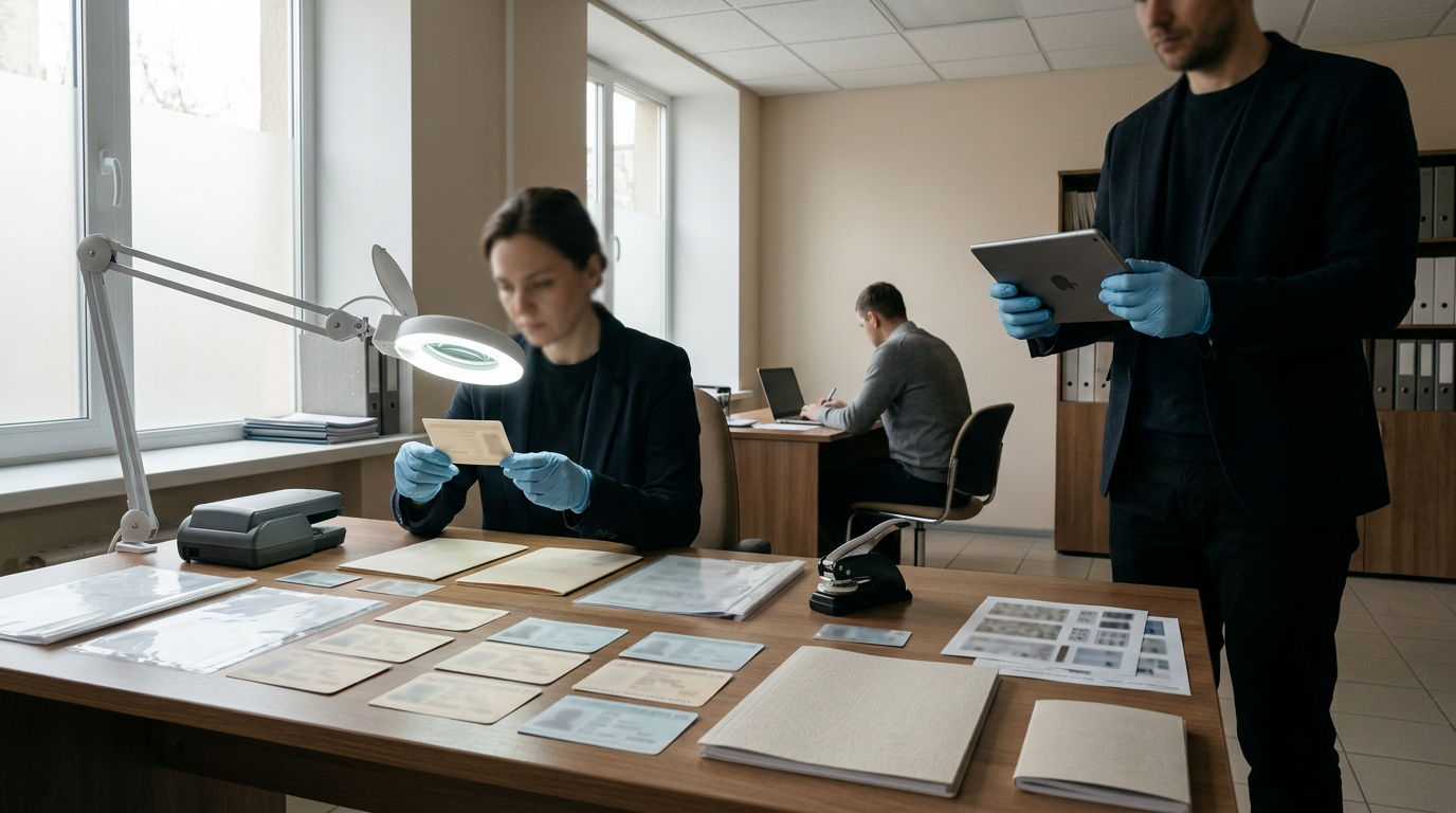 Патенты и миграционные карты среди документов с признаками подделки, изъятых в Москве